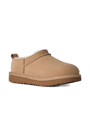 beige leather slip-on UGG KIDS | 1174410KSAN